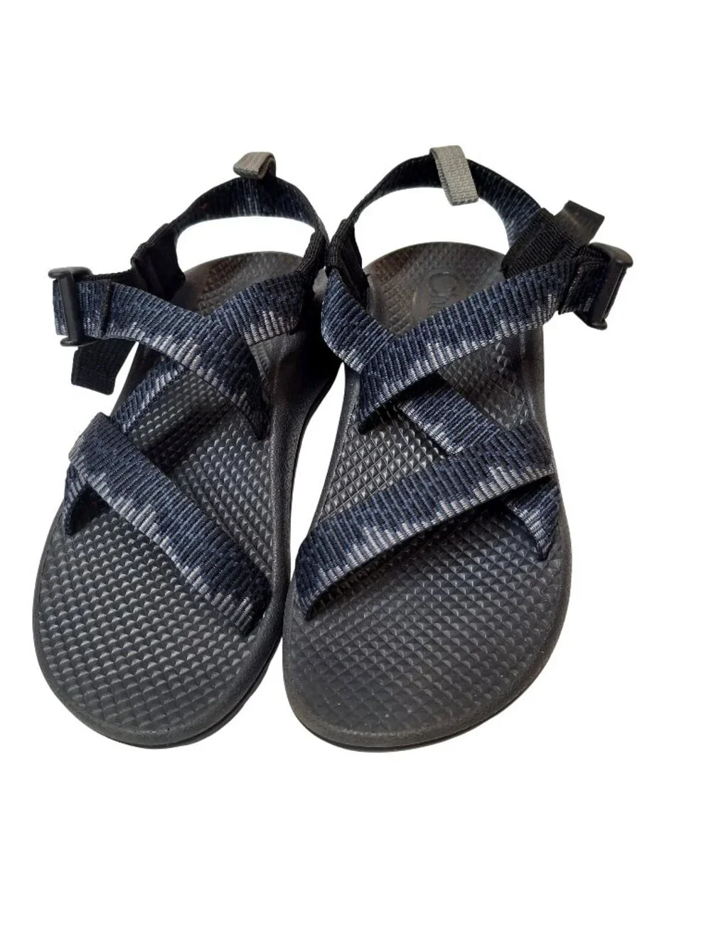 Chaco Kid Adjustable Strap Sandals Size 2 Black/Blue Comfortable & Durable Footw